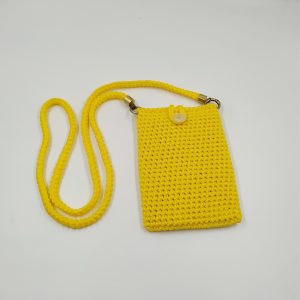 Ξεχωριστό και πρωτότυπο τσαντάκι / θήκη κινητού (κίτρινο), για όλα τα κινητά