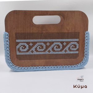 "Κύμα" Χειροποίητη τσάντα χειρός — Η κίνηση και η ελευθερία της θάλασσας